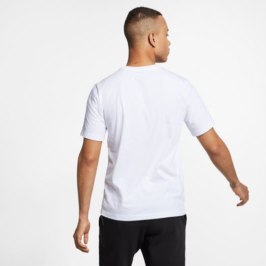 Nike Casual Sportswear Men's White+Black Crew Neck Moderate - View 2