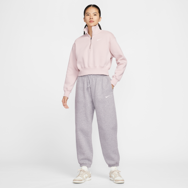 Nike Sportswear Phoenix Fleece PHNX FLC QZ CROP Sweatshirt Women's - View 5