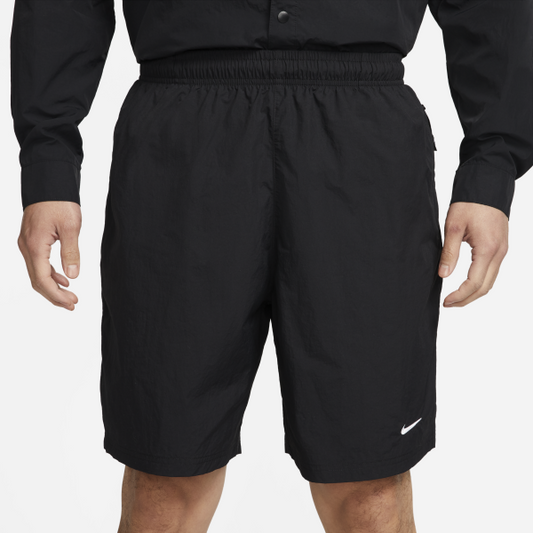 Nike Solo Swoosh Casual Shorts Men's Black - View 2