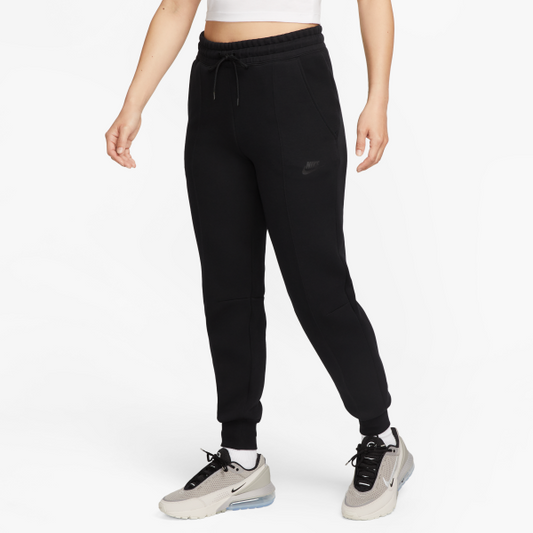 Nike Sportswear Tech Fleece Women's Mid Rise Joggers Black - View 1