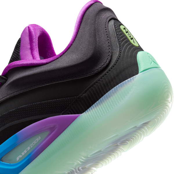 Jordan Zion 4 Low top Basketball Shoes Men's Black - View 8