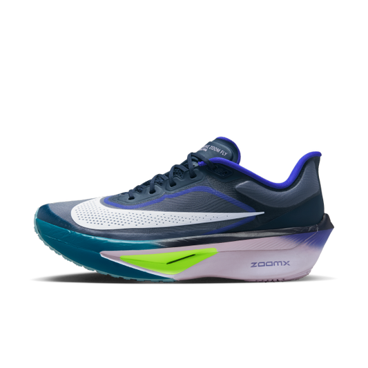 Nike Zoom Fly 6 ZoomX Foam Casual Marathon Running Shoes Men's Blue White - View 1