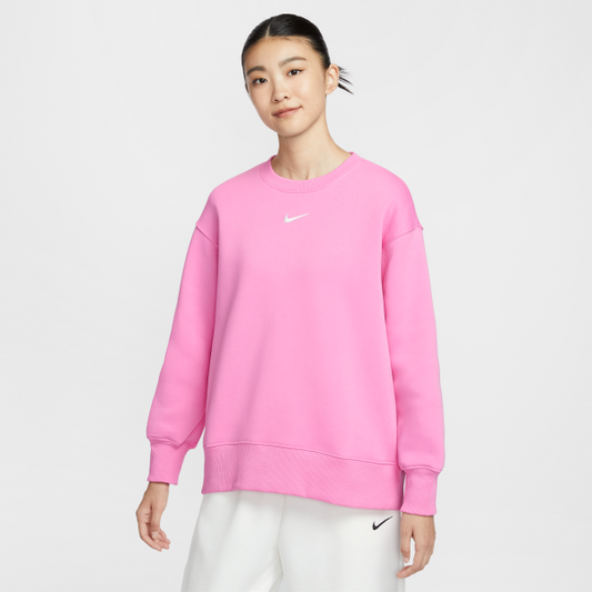 Nike Sweatshirts Women's Pink Crew Neck Moderate - View 1