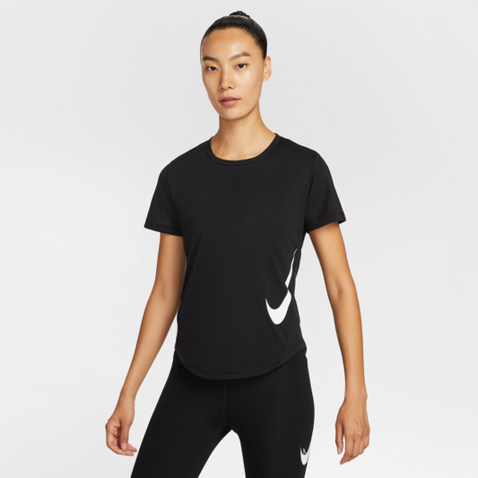 Nike T Shirts Women's Black Crew Neck Moderate - View 1