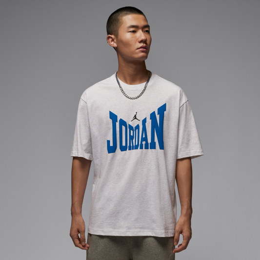 Jordan Brooklyn T Shirts Men's White Crew Neck Moderate - View 1