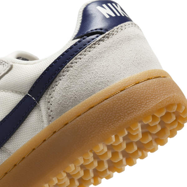 Nike Field General Slip Resistant Abrasion Resistant Low top Kids Lifestyle Shoes Beige/Dark Blue Unisex - View 8