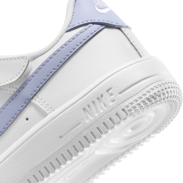 Nike Air Force 1 Abrasion Resistant Low top Kids' Skateboarding Shoes White Children Aged 3 7 Years Old - View 8