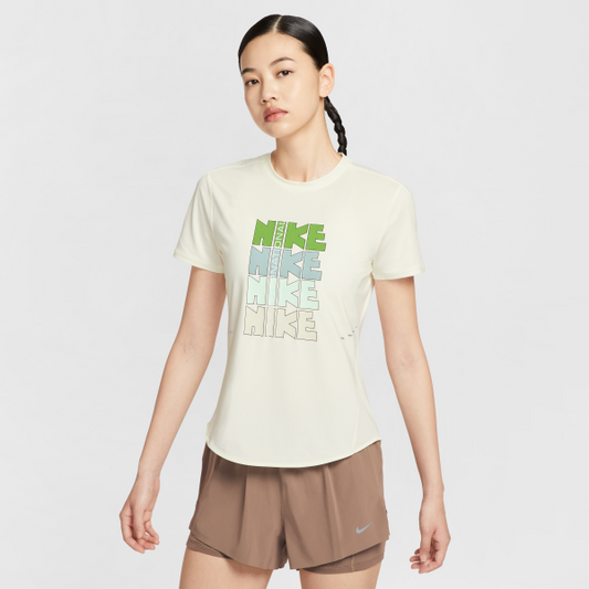 Nike T Shirts Women's Beige Crew Neck Moderate Other - View 1