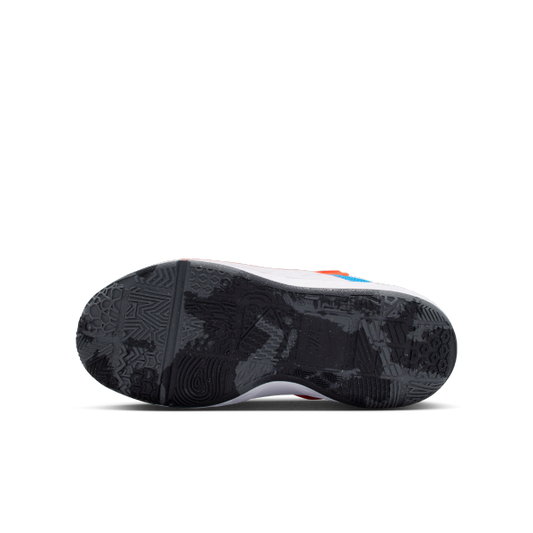 Nike Team Hustle D 12 Abrasion Resistant Low top Kids Lifestyle Shoes White/Red Teenagers - View 2