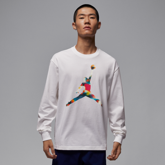Jordan graphic-print long-sleeves T-shirt - View 1