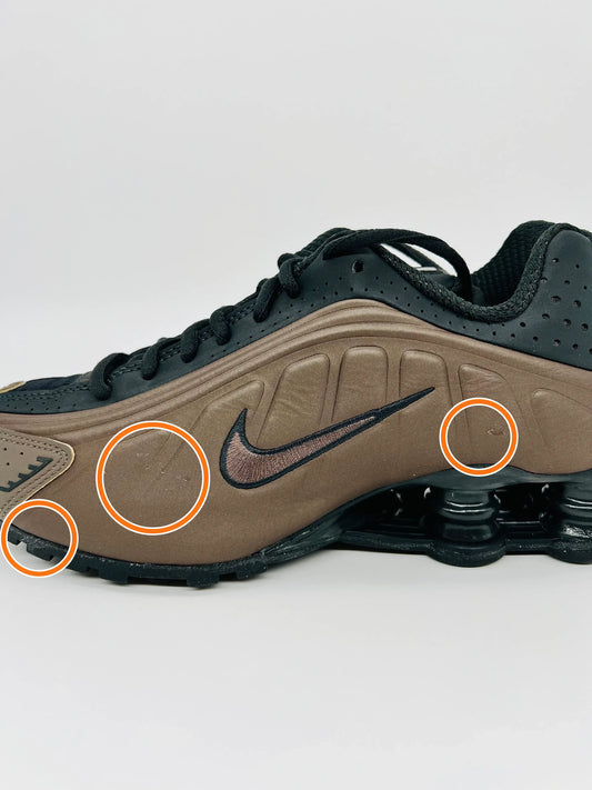 Nike Shox R4 'Off Noir/Ironstone' (W) — Rescued #1