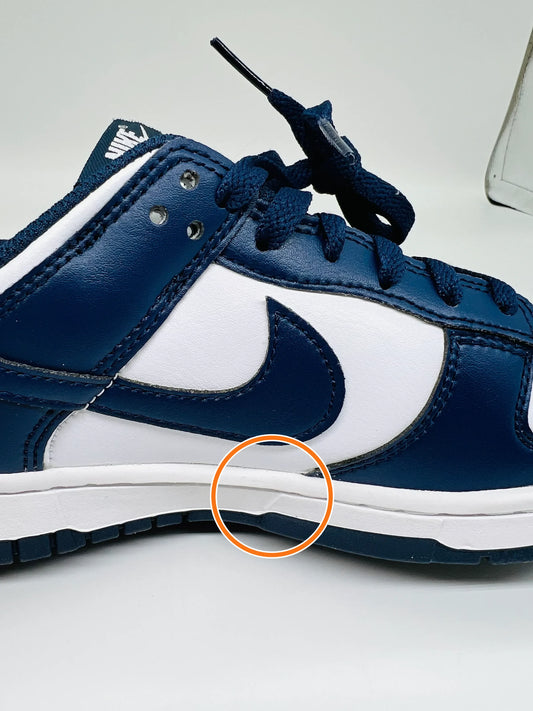 Nike Dunk Low Retro 'White/Midnight Navy' — Rescued #1