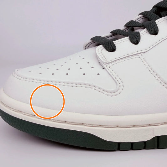 Nike Dunk Synthetic Leather Low top Skateboard Shoes White — Rescued #1