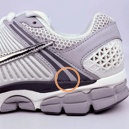 Nike Zoom Vomero 5 Breathable Support Casual Running Shoes White Silver Gray — Rescued #1