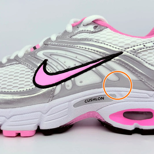 Nike Air Max Moto 2K Abrasion Resistant Low top Long Distance Running Sprint Running Shoes Silver Pink — Rescued #1