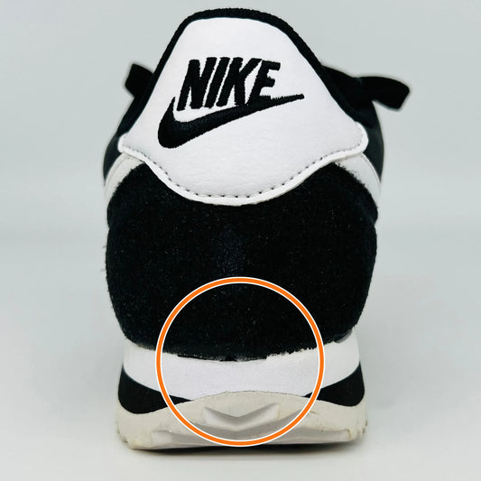 Nike Cortez Nylon Black White — Rescued #1