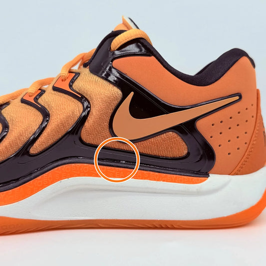 Nike KD 17 Slip Resistant Abrasion Resistant Low top Basketball Shoes Orange — Rescued #1
