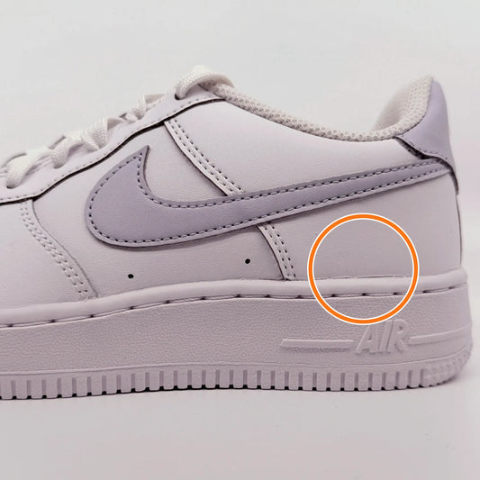 Nike Air Force 1 Low top Casual Shoes White Phantom Teenagers — Rescued #1
