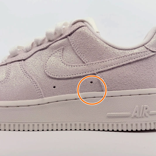 Nike Air Force 1 Low '07 Se Sail Glittery Suede Women's — Rescued #1