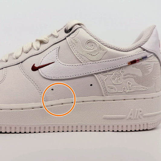 Nike Air Force 1 Synthetic Leather, Split Cow Leather Low top Skateboard Shoes Men's White — Rescued #1