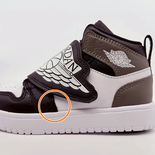 Jordan Mid top Children's Basketball Shoes Black Green Children Aged 3 7 Years Old — Rescued #1