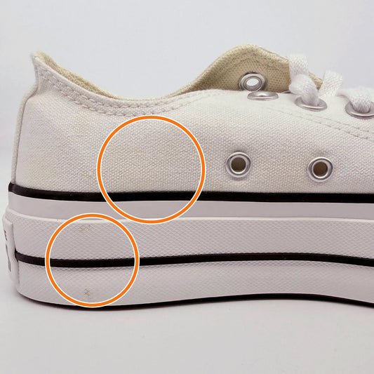 Chuck Taylor All Star Wmns Converse Lift Ox 'White Black' Women's — Rescued #1