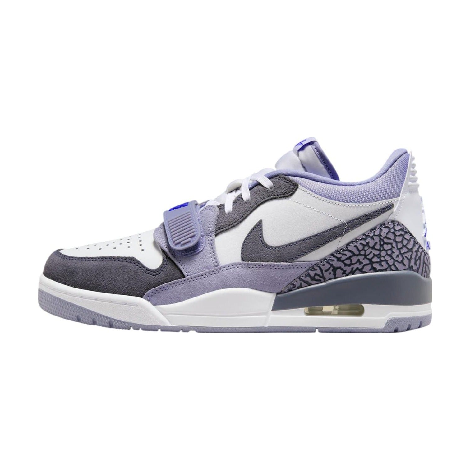 Jordan Legacy 312 Low top Vintage Basketball Shoes White Black Purple — Rescued #1