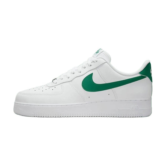 Nike Air Force 1 Slip Resistant Abrasion Resistant Low top Skateboard Shoes Men's White Green — Rescued #1