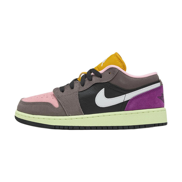 Jordan Air Jordan 1 Low top Skateboard Shoes Brown Pink Unisex — Rescued #1