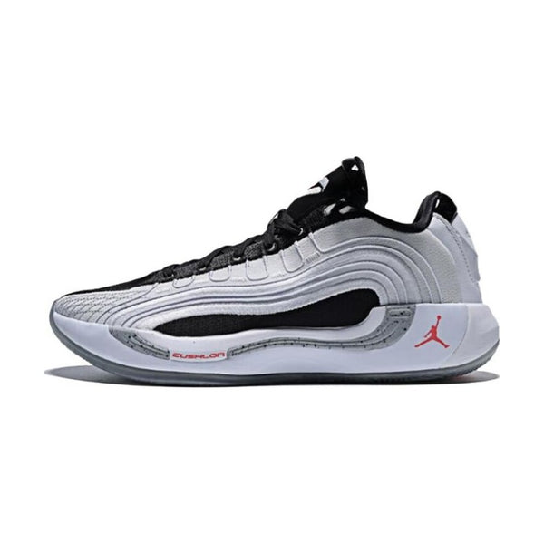 Jordan Luka 4 Abrasion Resistant Low top Basketball Shoes Black White — Rescued #1