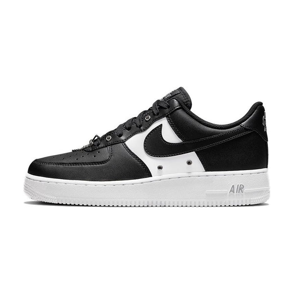 Nike Air Force 1 Low '07 Prm Black White Metallic Silver