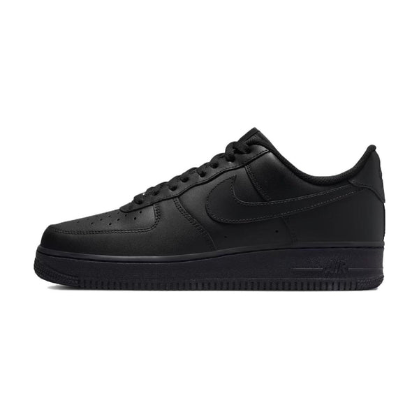 Nike Air Force 1 07 Black Warrior Vintage Cushioning Breathable Low top Skateboard Shoes Men's Black — Rescued #1