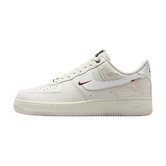 Nike Air Force 1 Synthetic Leather, Split Cow Leather Low top Skateboard Shoes Men's White — Rescued #1
