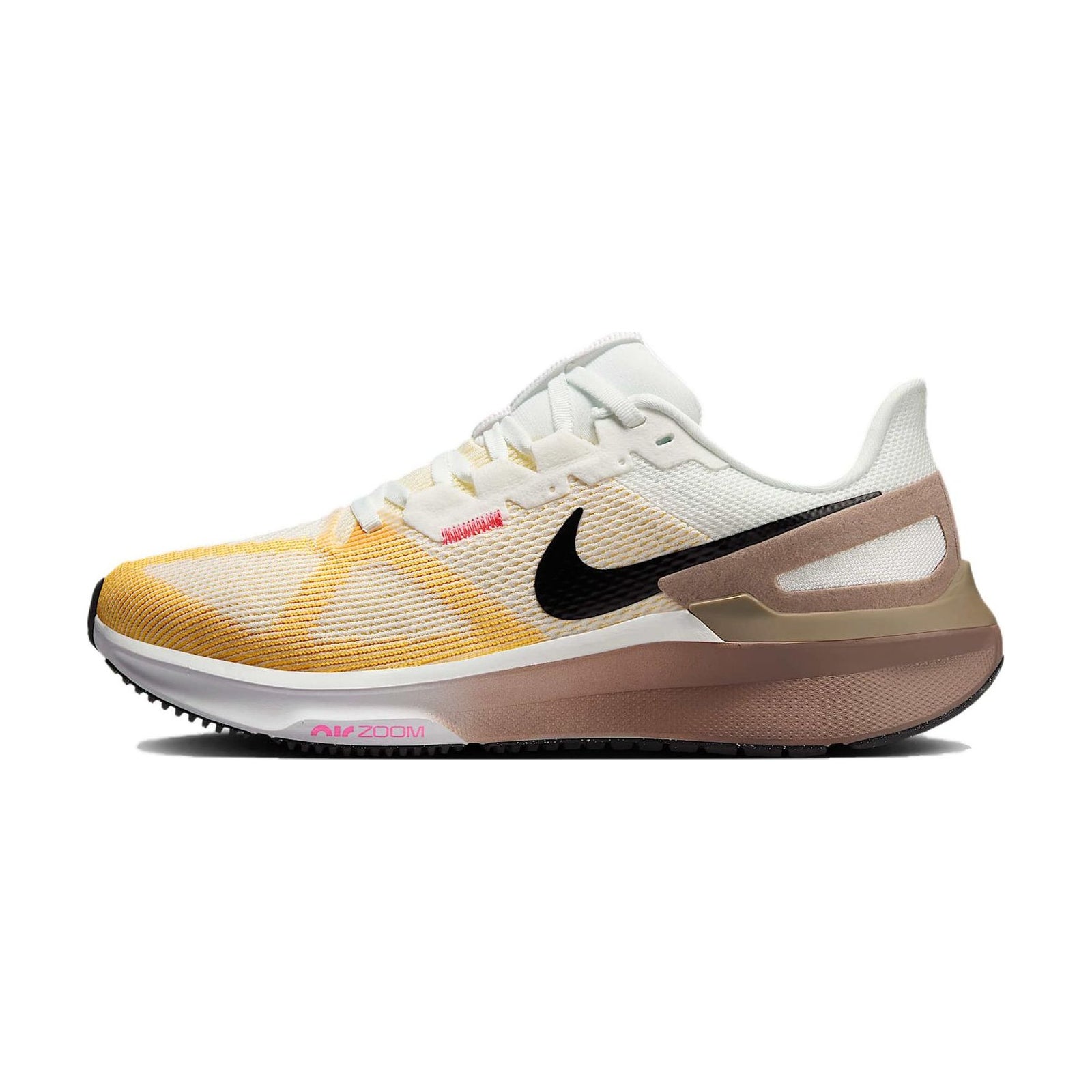 Nike Structure 25 Summit White Mink Brown Varsity Maize Black — Rescued #1