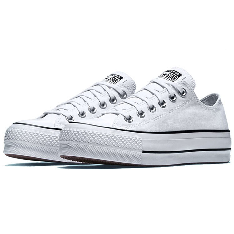 Chuck Taylor All Star Wmns Converse Lift Ox 'White Black' Women's — Rescued #1