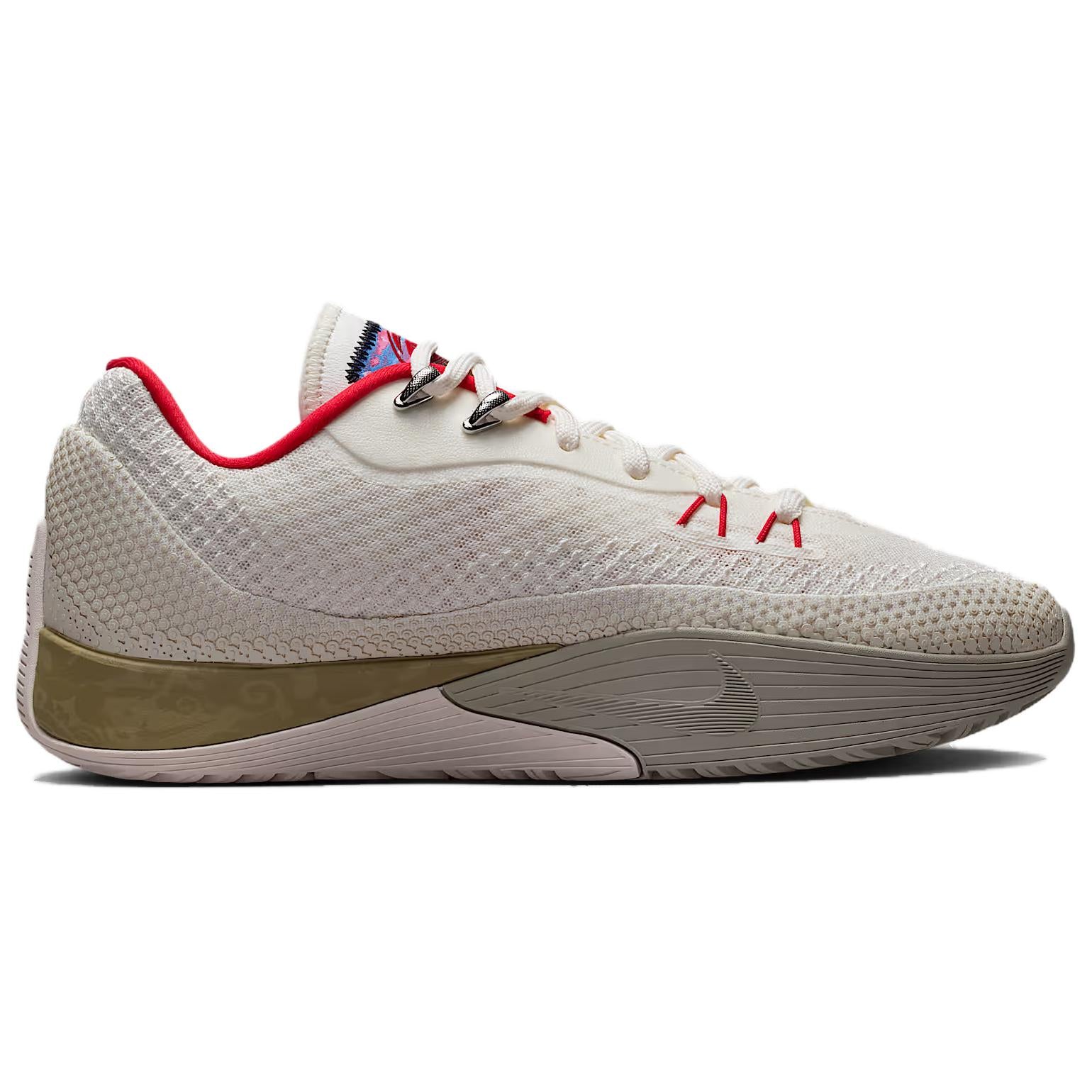 Nike S.T. Flare Low top Basketball Shoes Beige — Rescued #1