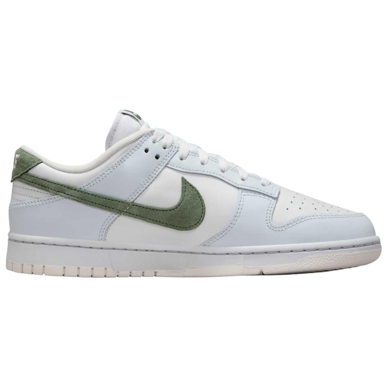 Nike Dunk Abrasion Resistant Low top Skateboard Shoes Silver White — Rescued #1