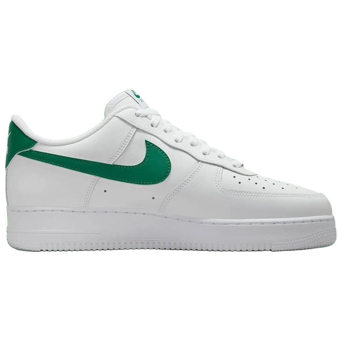 Nike Air Force 1 Slip Resistant Abrasion Resistant Low top Skateboard Shoes Men's White Green — Rescued #1