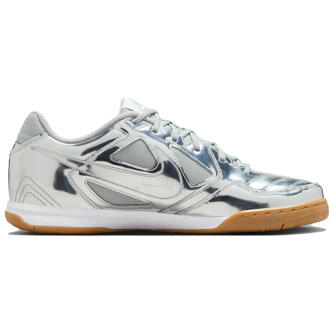Nike Gato LV8 Metallic Silver White Gum Light Brown — Rescued #1