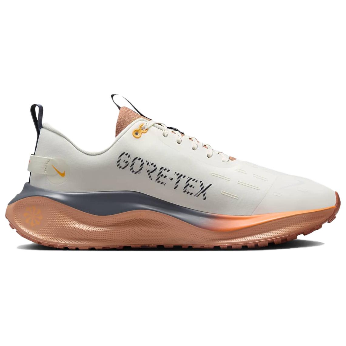 Nike InfinityRN 4 Abrasion Resistant Breathable Coverage Low top Casual Running Shoes Men's White Orange — Rescued #1
