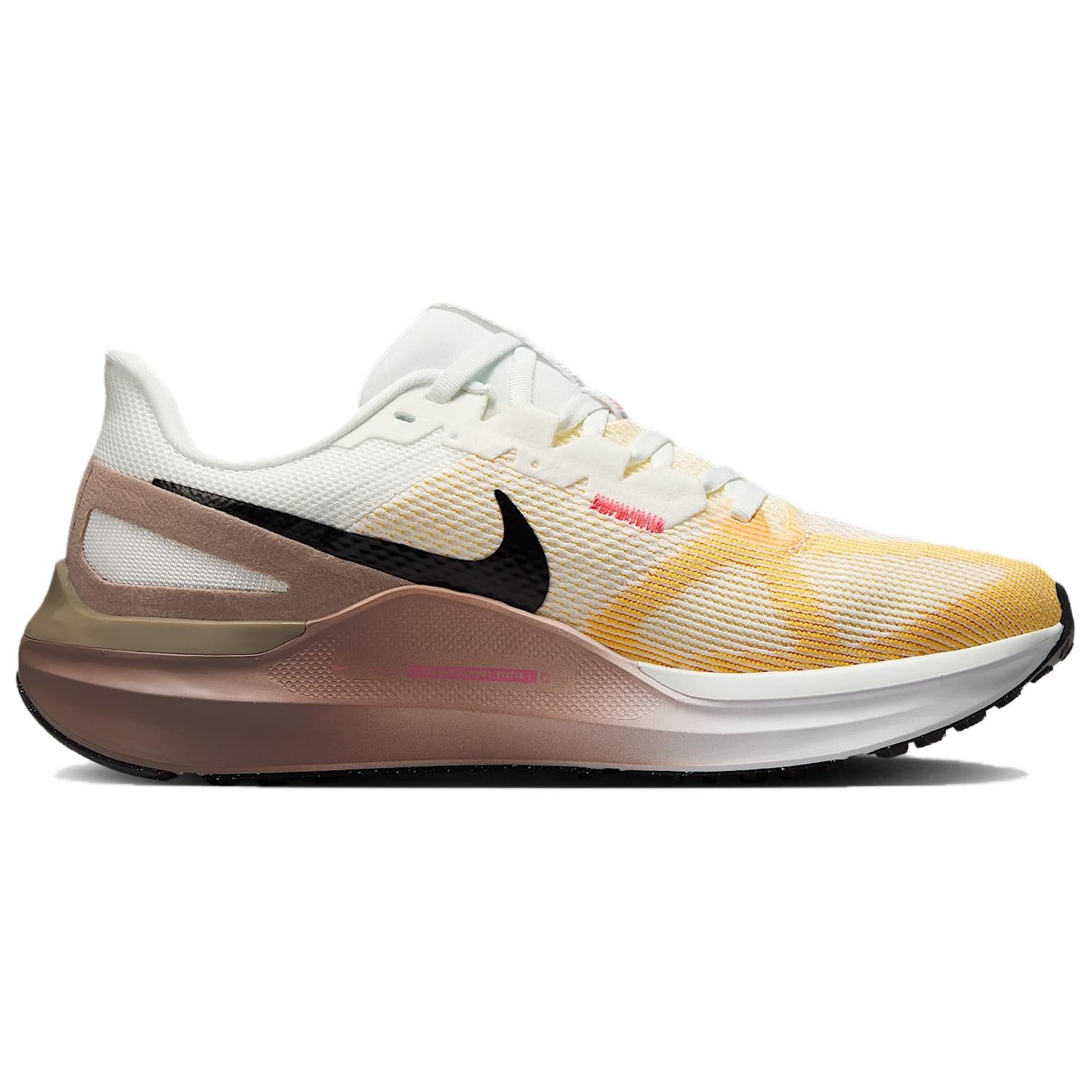 Nike Structure 25 Summit White Mink Brown Varsity Maize Black — Rescued #1