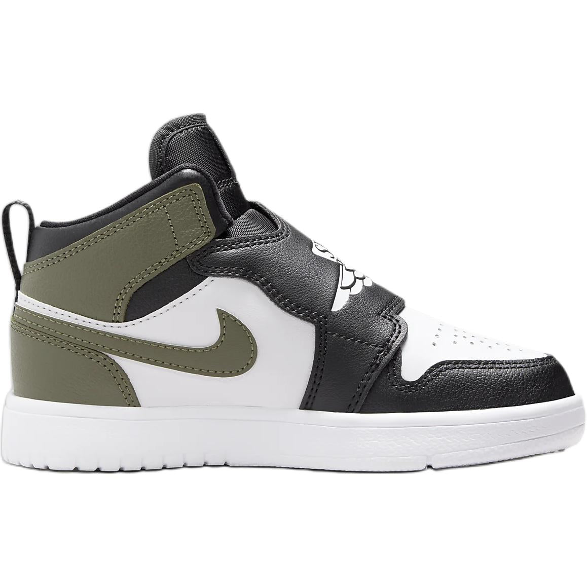 Jordan Mid top Children's Basketball Shoes Black Green Children Aged 3 7 Years Old — Rescued #1