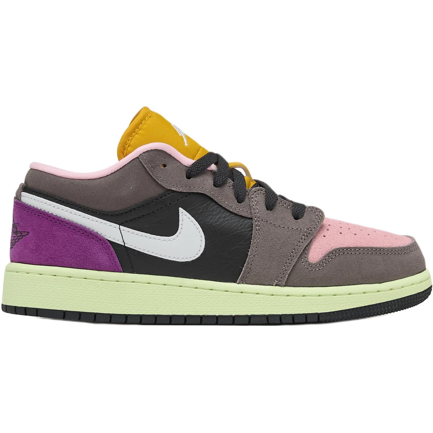 Jordan Air Jordan 1 Low top Skateboard Shoes Brown Pink Unisex — Rescued #1