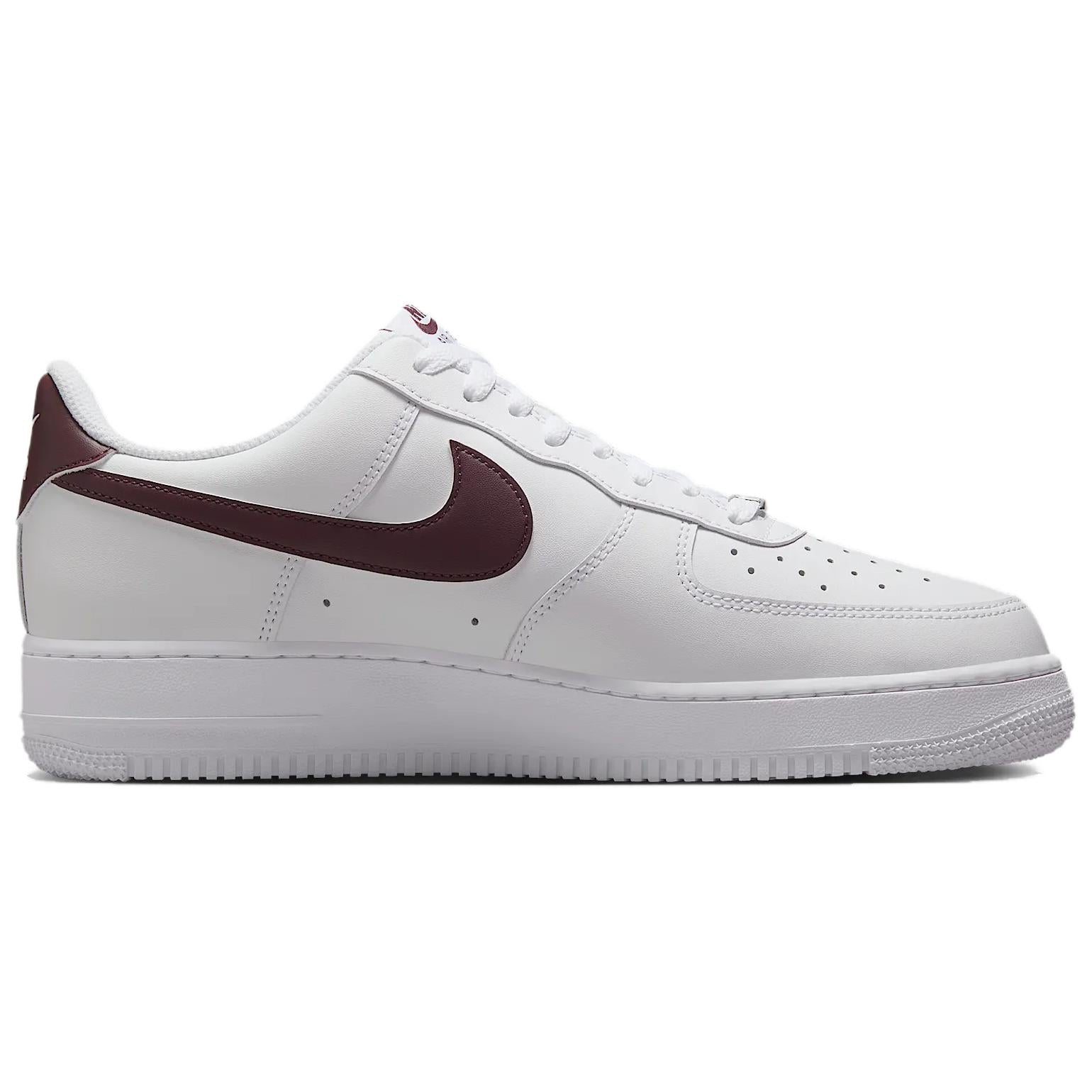 Nike Air Force 1 Low '07 White Burgundy Crush — Rescued #1