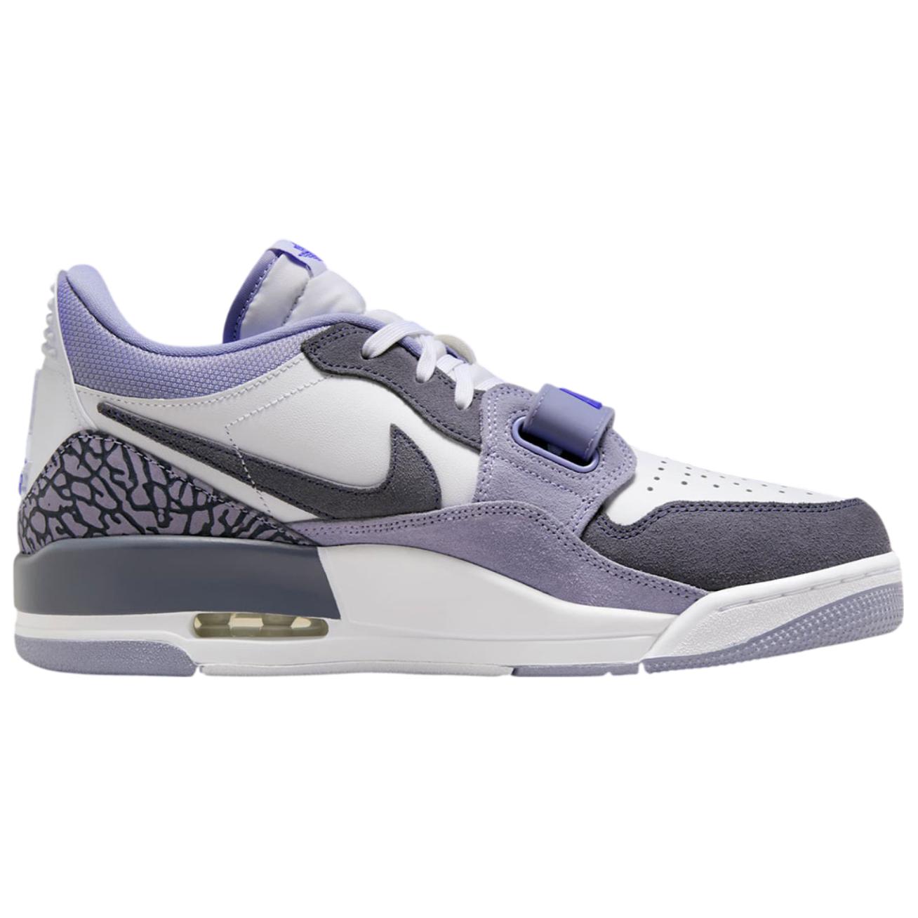 Jordan Legacy 312 Low top Vintage Basketball Shoes White Black Purple — Rescued #1