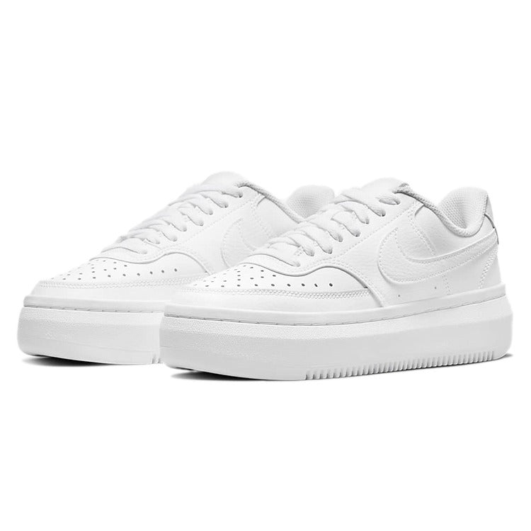 Nike Court Vision Alta Low Triple White — Rescued #1