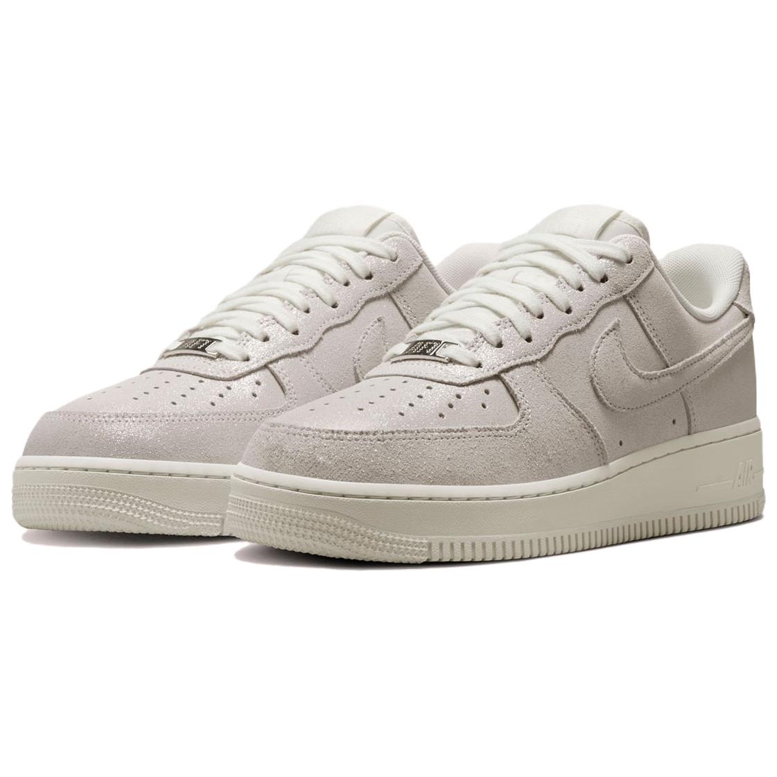 Nike Air Force 1 Low '07 Se Sail Glittery Suede Women's — Rescued #2