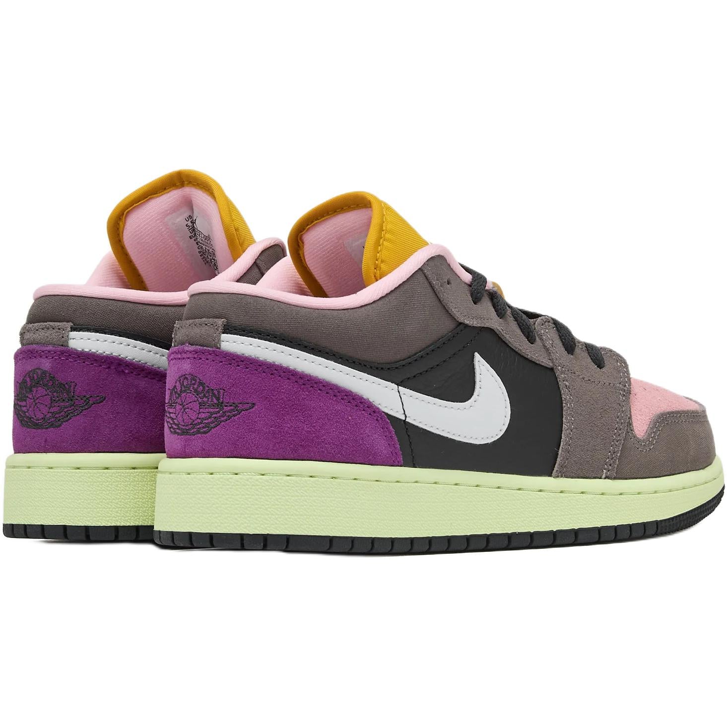 Jordan Air Jordan 1 Low top Skateboard Shoes Brown Pink Unisex — Rescued #1
