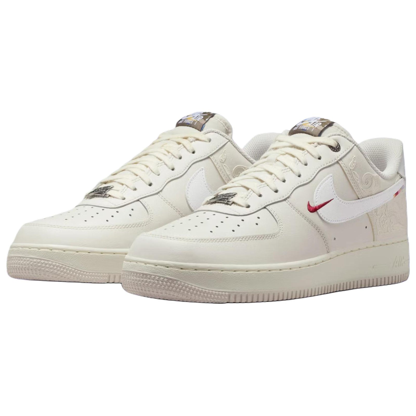 Nike Air Force 1 Synthetic Leather, Split Cow Leather Low top Skateboard Shoes Men's White — Rescued #1