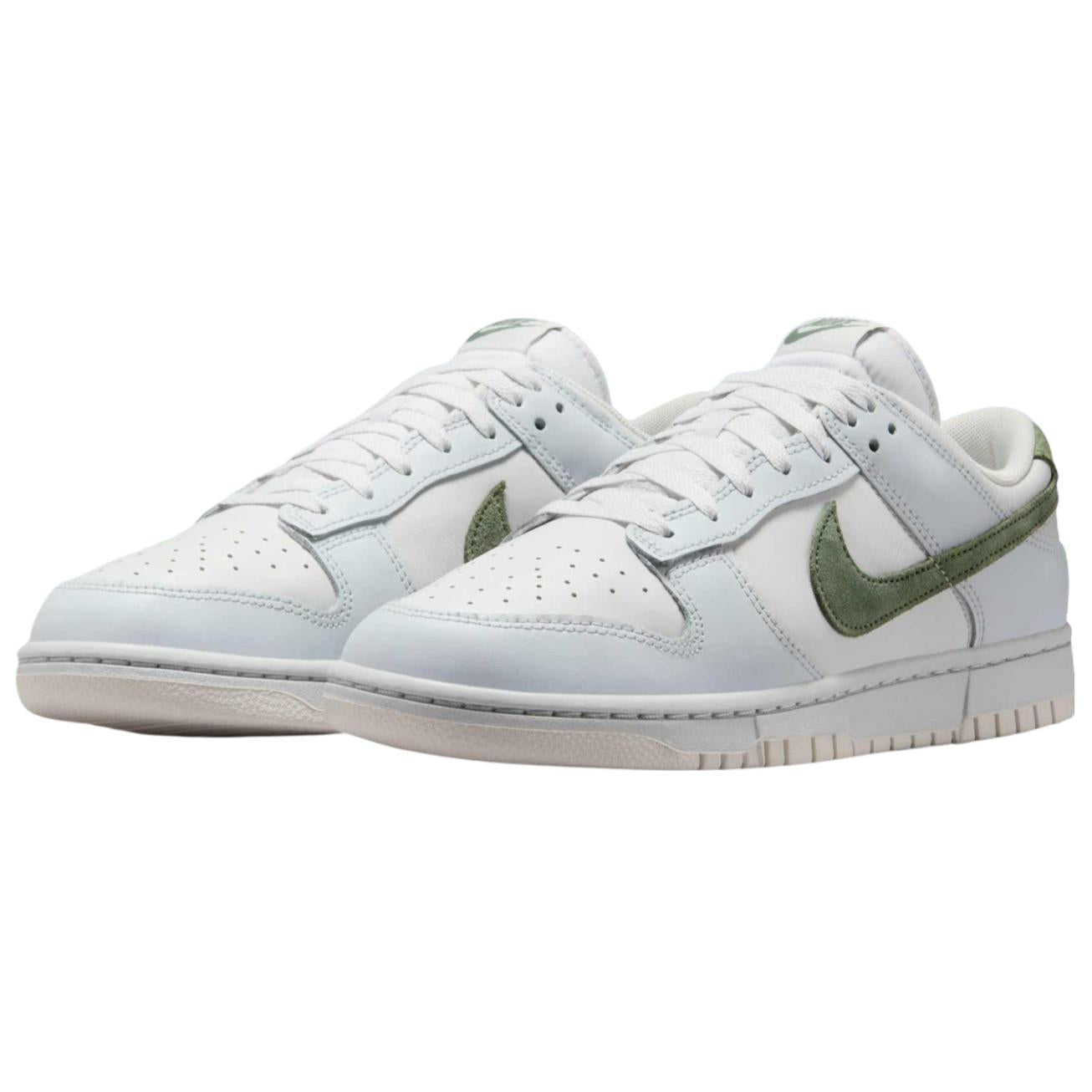 Nike Dunk Abrasion Resistant Low top Skateboard Shoes Silver White — Rescued #1